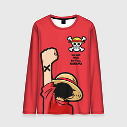 Мужской лонгслив One Piece - captain Monkey D Luffy