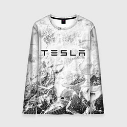 Мужской лонгслив Tesla white graphite