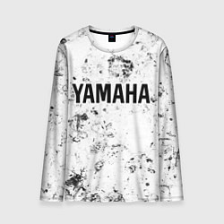 Лонгслив мужской Yamaha dirty ice, цвет: 3D-принт