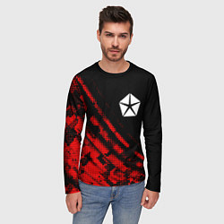 Лонгслив мужской Jeep sport grunge, цвет: 3D-принт — фото 2