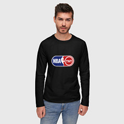 Лонгслив мужской NBA logo tnt, цвет: 3D-принт — фото 2