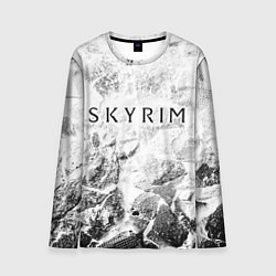 Мужской лонгслив Skyrim white graphite