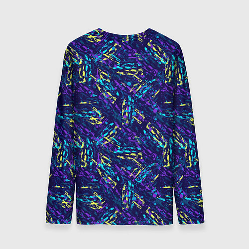 Мужской лонгслив Абстрактный узор с концепцией / 3D-принт – фото 2