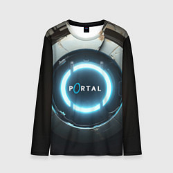 Лонгслив мужской Portal logo game, цвет: 3D-принт