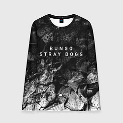 Лонгслив мужской Bungo Stray Dogs black graphite, цвет: 3D-принт