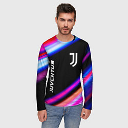 Лонгслив мужской Juventus speed game lights, цвет: 3D-принт — фото 2