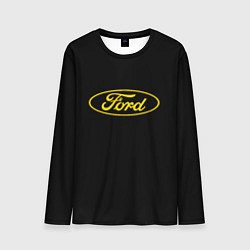 Мужской лонгслив Ford logo yellow