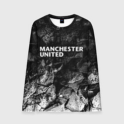 Лонгслив мужской Manchester United black graphite, цвет: 3D-принт