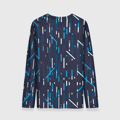 Мужской лонгслив Паттерн геометрическая абстракция / 3D-принт – фото 2