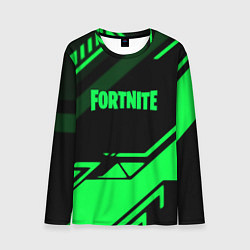 Мужской лонгслив Fortnite geometry green