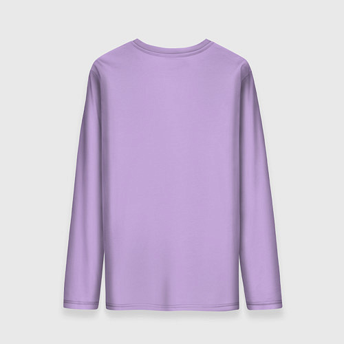 Мужской лонгслив Чаруй реальность на лавандовом / 3D-принт – фото 2