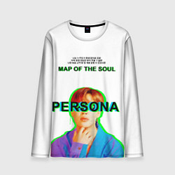 Мужской лонгслив BTS Jimin Persona - кто я иероглифами