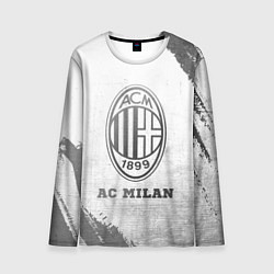 Мужской лонгслив AC Milan - white gradient