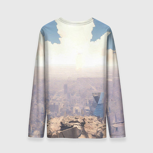 Мужской лонгслив Девушка аниме / 3D-принт – фото 2