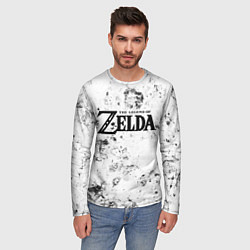 Лонгслив мужской Zelda dirty ice, цвет: 3D-принт — фото 2