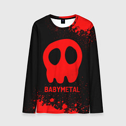 Мужской лонгслив Babymetal - red gradient