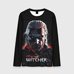 Мужской лонгслив The Witcher dark style