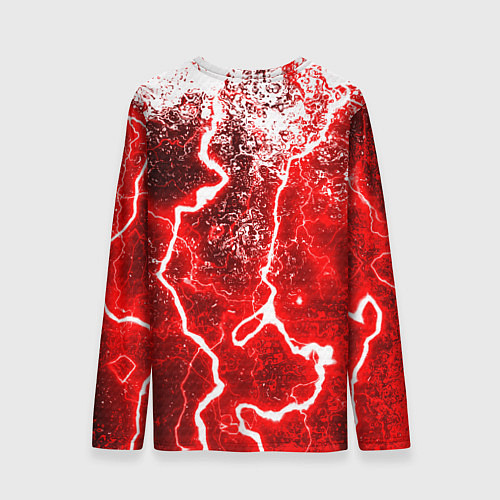 Мужской лонгслив Dead by daylight молнии в красках / 3D-принт – фото 2