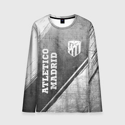 Лонгслив мужской Atletico Madrid - grey gradient вертикально, цвет: 3D-принт