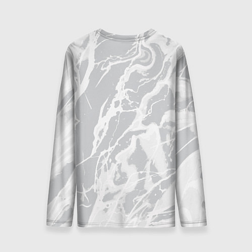 Мужской лонгслив Светлый серый абстракция / 3D-принт – фото 2