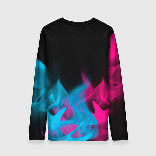 Мужской лонгслив Deadlock - neon gradient посередине / 3D-принт – фото 2