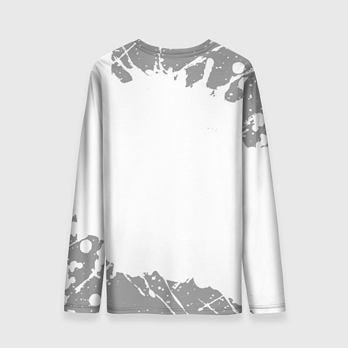 Мужской лонгслив Kuromi glitch на светлом фоне / 3D-принт – фото 2