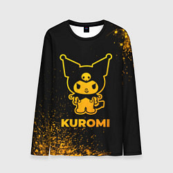 Мужской лонгслив Kuromi - gold gradient