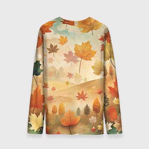 Мужской лонгслив Кошечка школьница / 3D-принт – фото 2