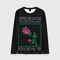 Лонгслив мужской Depeche Mode - Rose Bowl, цвет: 3D-принт