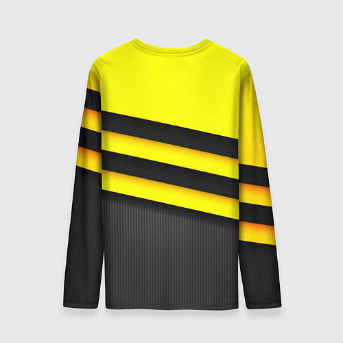 Мужской лонгслив Герб РФ геометрия линии / 3D-принт – фото 2