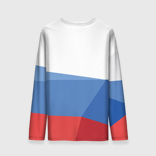 Мужской лонгслив Триколор флаг России / 3D-принт – фото 2
