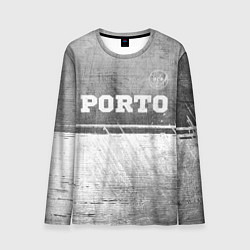 Мужской лонгслив Porto - grey gradient посередине