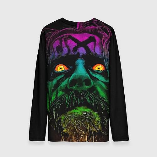 Мужской лонгслив Rob zombie - head / 3D-принт – фото 2