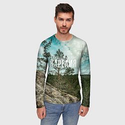 Лонгслив мужской Природа Карелии, цвет: 3D-принт — фото 2