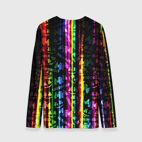 Мужской лонгслив Marshmello градиент / 3D-принт – фото 2