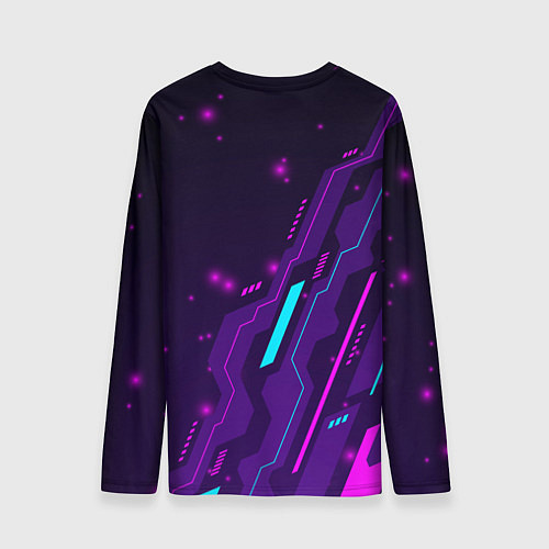 Мужской лонгслив Deadlock neon gaming / 3D-принт – фото 2