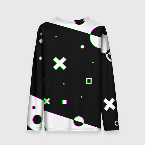 Мужской лонгслив God of war game patten / 3D-принт – фото 2