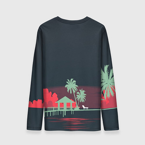 Мужской лонгслив GTA tropix game / 3D-принт – фото 2