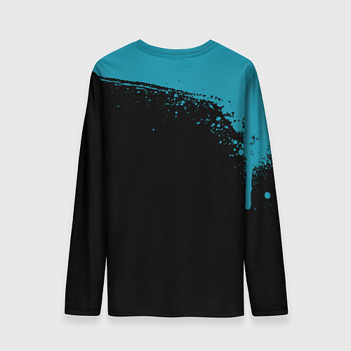 Мужской лонгслив Metallica - молния пробивает череп / 3D-принт – фото 2