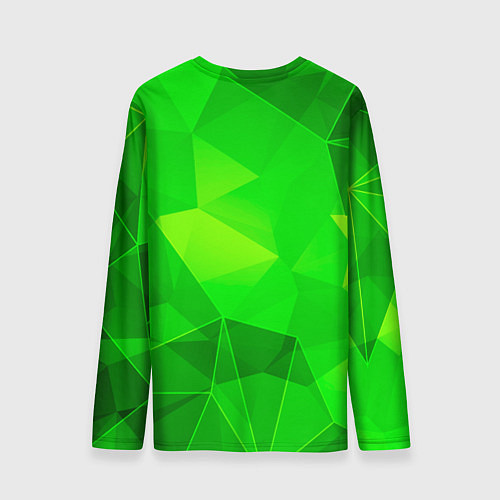 Мужской лонгслив Black Clover green poly / 3D-принт – фото 2