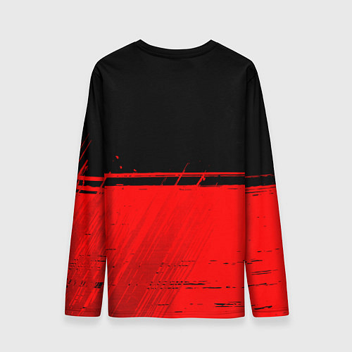 Мужской лонгслив Akame ga Kill - red gradient посередине / 3D-принт – фото 2