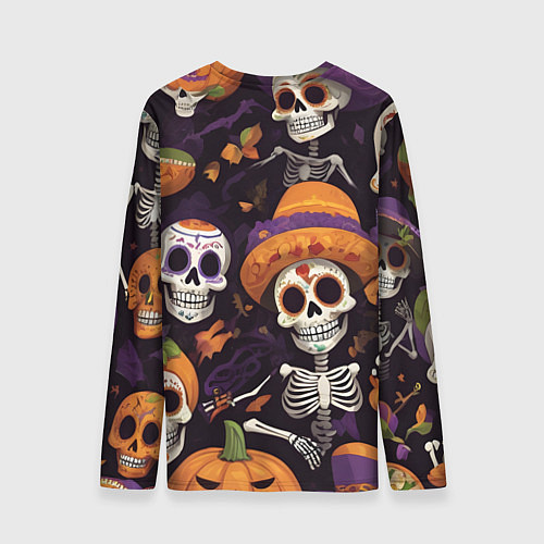 Мужской лонгслив Страшилки хэллоуин / 3D-принт – фото 2