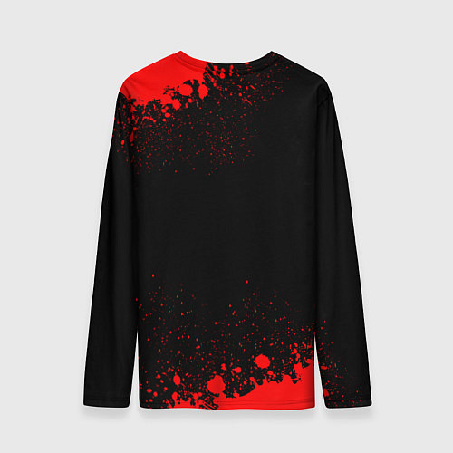 Мужской лонгслив Fiat - red gradient / 3D-принт – фото 2