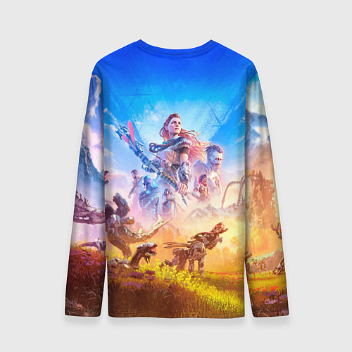 Мужской лонгслив Герои Horizon zero dawn remstered / 3D-принт – фото 2