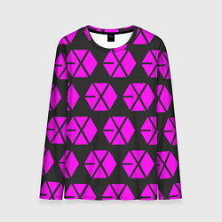 Лонгслив мужской Exo логотип, цвет: 3D-принт