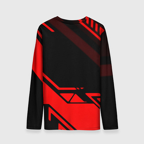 Мужской лонгслив Ведьмак геометрия / 3D-принт – фото 2