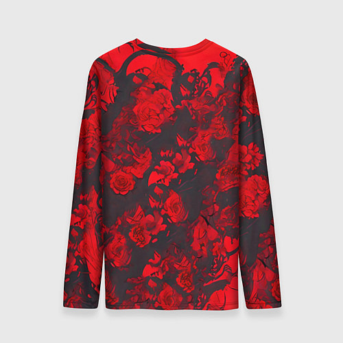 Мужской лонгслив Девушка в стиле киберпанк / 3D-принт – фото 2