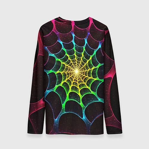 Мужской лонгслив Психоделика текстура фрактал / 3D-принт – фото 2