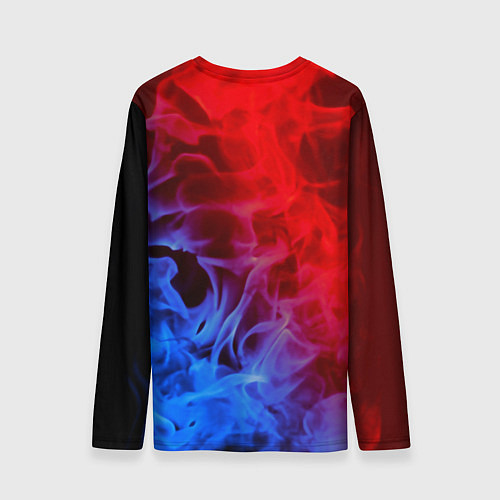Мужской лонгслив Horizon zero dawn fire gradient / 3D-принт – фото 2
