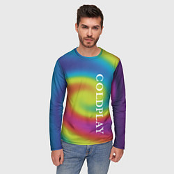 Лонгслив мужской Coldplay moon music album, цвет: 3D-принт — фото 2
